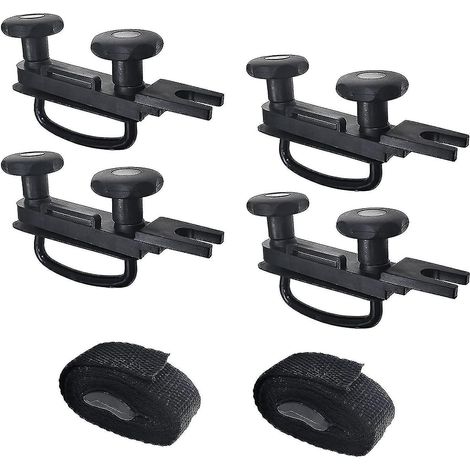 Kit de fixation universel pour coffre de toit, boulons en U, porte-bagages, barres de toit, kit de montage pour fourgonnette, 85 mm (1/5)