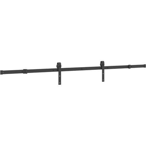 Maison Exclusive - Kit de herrajes para puertas correderas acero