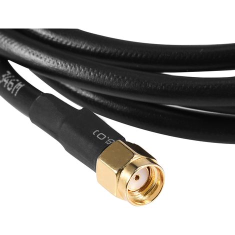 2,4-GHz-25-dBi-WLAN-Richtantenne mit 2-m-Kabel für Outdoor-Router (RPSMA)