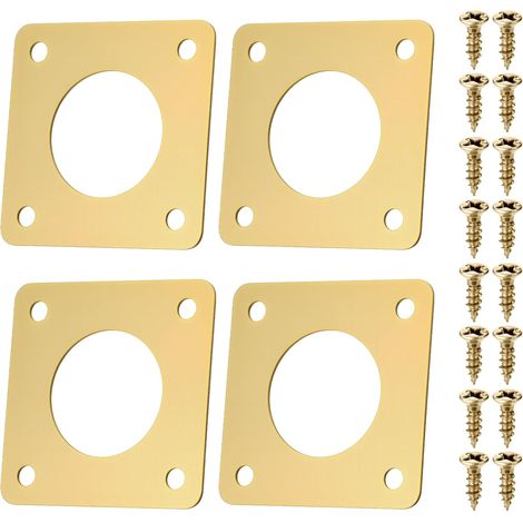 Protectores metálicos para casitas de pájaros con puerta de cobre, placa protectora para el orificio del nido para azulejos orientales (1 1/8 pulgadas de diámetro interior). (1/5)