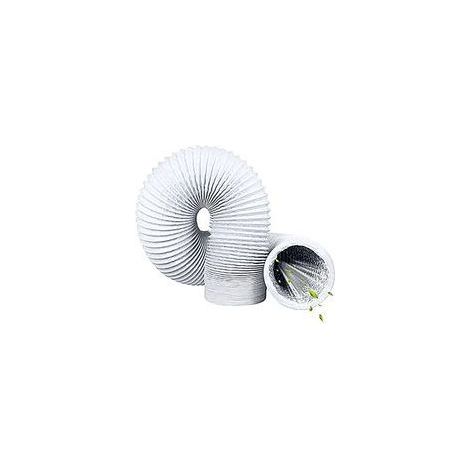 Tubo di scarico da 6 m per condizionatore portatile, diametro 150 mm, bianco (1/5)