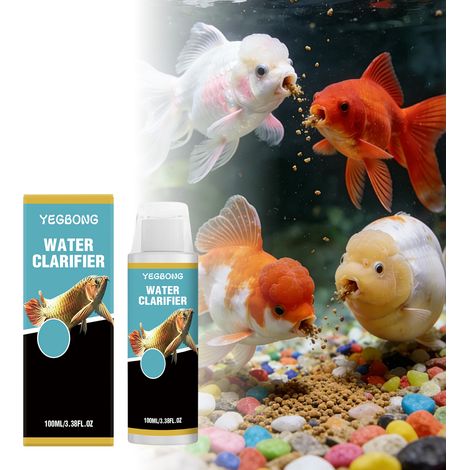 Purificateur d'eau - Doux pour un usage quotidien, maintient l'eau de l'aquarium claire, indispensable pour l'aquariophilie - 100 ml + gobelet doseur 1 (1/5)