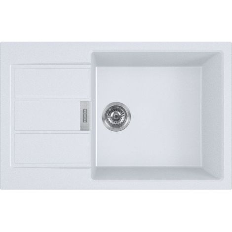 Franke SIRIUS - 2.0 S2D 611-78 Tectonite®, lavello incasso con vasca XL bianco (1/3)