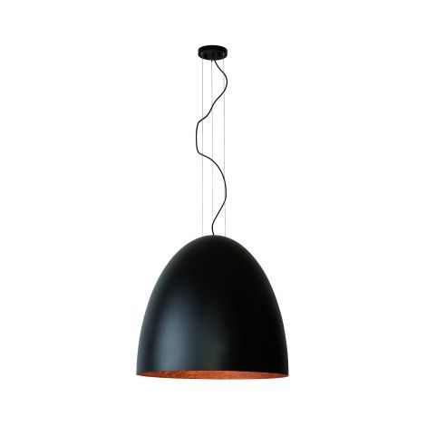 Suspension EGG noir/cuivre Ø75 7xE27 Nowodvorski 10321