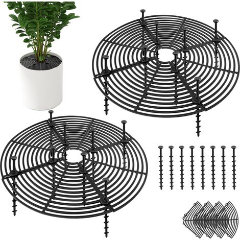 Grille Protection Plantes Chat Protection pour Pots Fleurs 30cm 2Pcs Plantes Interieur Chat Non Toxique Pour Protéger Enfants Animaux Domestiques (1/5)