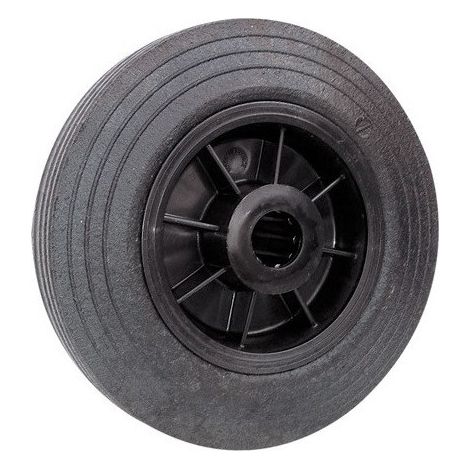 Roue à bandage caoutchouc Manutal noir Ø250mm axe 25mm GUITEL