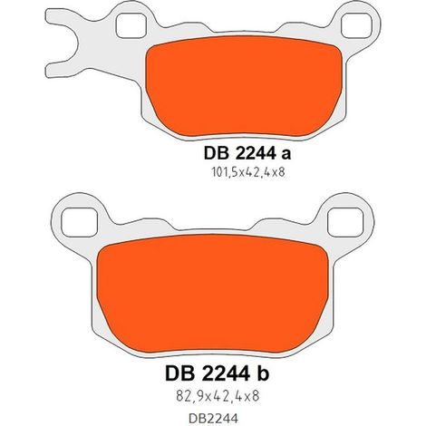 Pastillas de freno Delta traseras para CAN-AM Commander Traxter Defender 1000 800