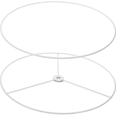 DIY-Kronleuchterhalterungsset aus Eisen für Deckenleuchten – 30 x 30 cm – Weiß (1/4)