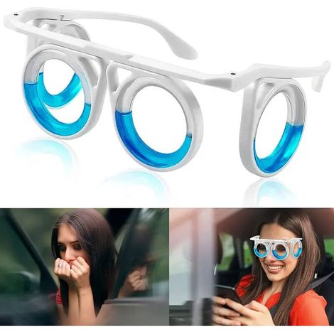 Abnehmbare Anti-Seekrankheitsbrille für Auto, Boot und Flugzeug Linderung von Übelkeit und Schwindel auf Reisen