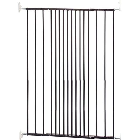 Bettacare Barrière De Sécurité Extra-haute À Vis Pour Animaux, Hauteur 103,5cm, 62,5cm - 106,8cm, Couleur Noir (1/4)