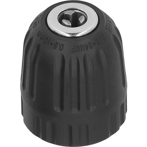 Schlagbohrfutter aus Chrom-Vanadium-Stahl und ABS-Bohrfutteradapter 0,8–10 mm