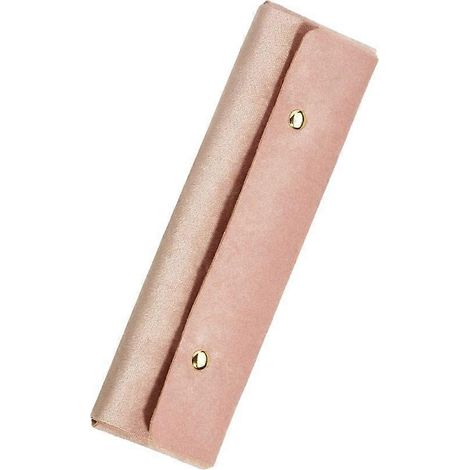 Porte-collier pliable et portable de voyage, organisateur de bijoux anti-rayures (1/5)