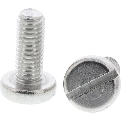 Vis à métaux RS PRO M8 à tête Cylindrique fendue en Acier Inoxydable, 20mm ( Prix pour Sachet de 25 )