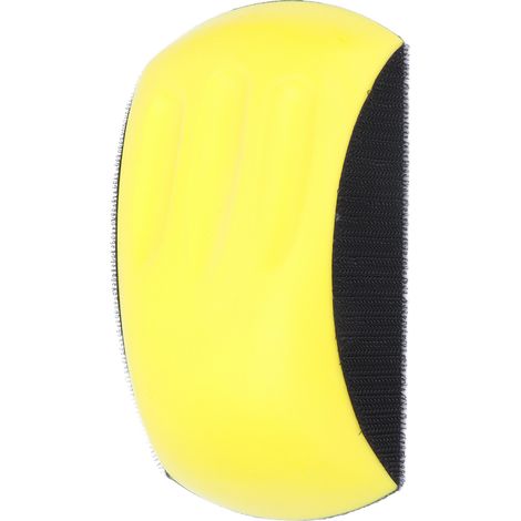 Bloc poli à la main, en forme de souris, en mousse de nylon, avec fixation auto-agrippante, pour le travail du bois, 15 cm (6 pouces). (1/5)