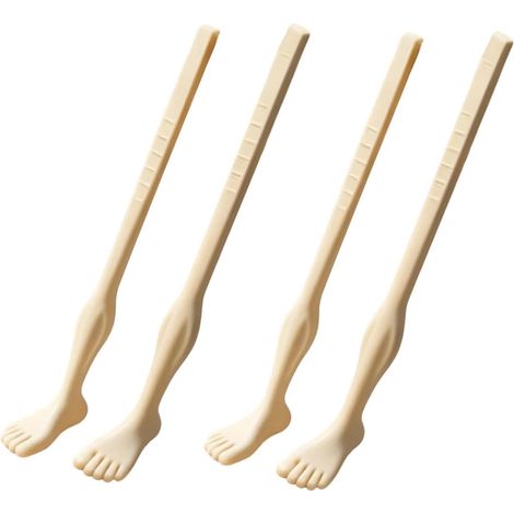 Les Baguettes Amusantes 2 Paires Créatives Humoristiques Antidérapantes Baguettes chinoises en forme de pied pour snacks Pour Adultes, Amoureux, Familles, , Femmes, Hommes (1/5)