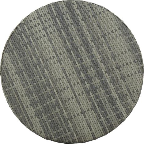 Maison Exclusive - Tavolo da Giardino Grigio 60,5x106 cm in Polyrattan