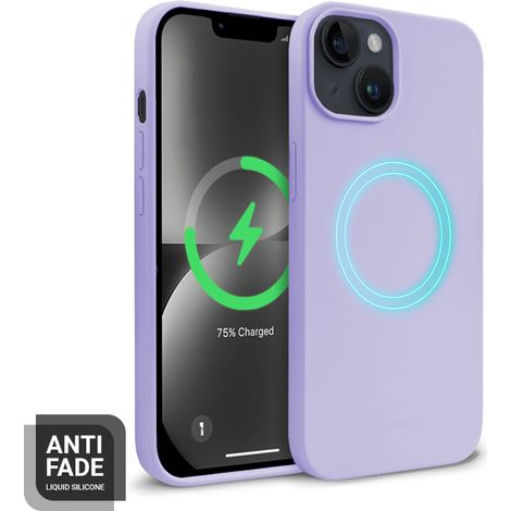 Crong Color Cover Magnetic - iPhone 14 Plus MagSafe Hülle (Lila) (1/5)