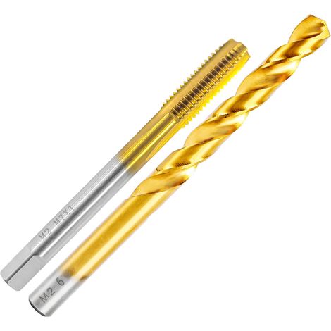 Kit de tarauds et tarauds M7 x 1,0 et foret de 6,0 mm, HSSG, kit de tarauds d'incision, tarauds (1/5)