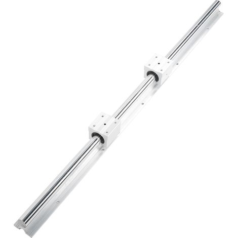 Tige d'axe optique de rail linéaire SBR25S + 2 unités de mouvement de glissière standard SBR25UU (1/5)