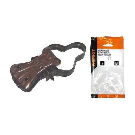 2,0 x PINZA BAROCCO X ANELLO TENDA SELF WORKIT