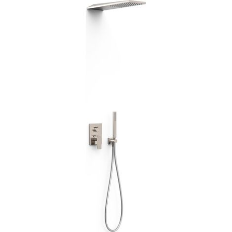 Kit de douche encastré Rapid-Box Acier - TRES 21128005AC (1/2)