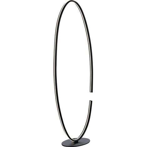 "Piantana LED CLARKE con fine montatura in alluminio nero 4000K (luce naturale)" (1/2)