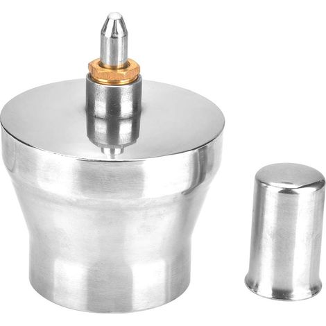 450-ml-Spirituslampe – Verdickter Edelstahl – Brenner – Chemisch/Zahnärztlich – Docht + Schraube