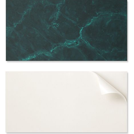 Vinilo decorativo autoadhesivo estampado para dormitorio, 100x50 cm, dise帽o de m谩rmol con vetas.