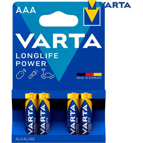 20 S.Of.Pile Varta Alcalin High Energy Aaa - Lr03 2 Tiras (10 Emballages 4 Unit)  Ø10,5x44,5mm (1/2)