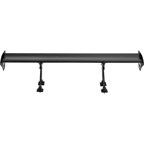 Mophorn 43,3 Zoll GT Wing Autospoiler, universell verstellbarer einstöckiger Heckspoilerflügel, leichtes Aluminium für Racing BGW/JDM Drift, Schwarz