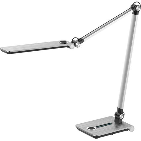 Flexo Dardo Plata 10w 800lm 3000-4500-6000k Articulable Reg.intensidad Memoria Orientable Regx15,1x59,6cm