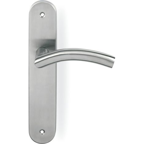 Maneta Placa Oval T.V Modelo Erato Inox   - Maneta ERATO (1/2)