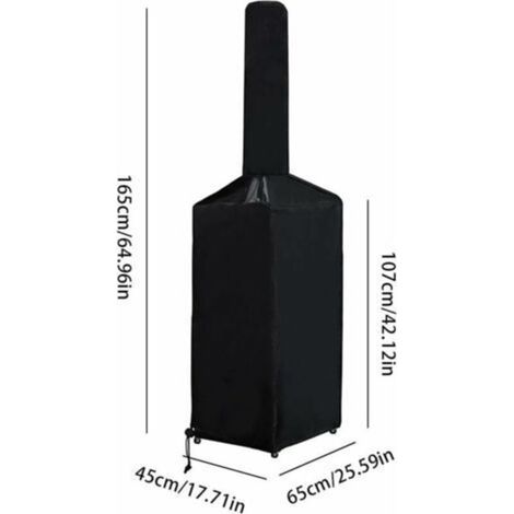 Housse pour Four À Pizza, Bâche de Protection pour Four À Pizza Extérieur Patio de Jardin Extérieur Housse de Rangement pour Four de Gril de Protection Étanche et Résistante Parfait,6545107165cm
