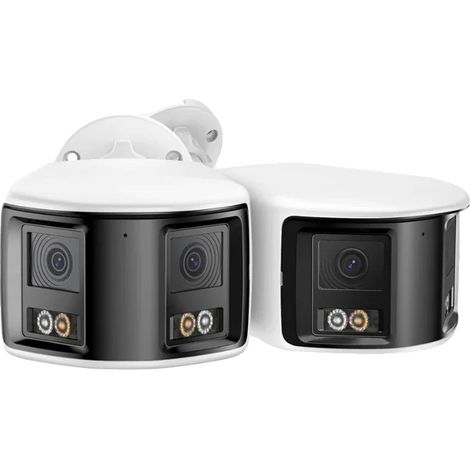 Cámara de seguridad, visión de 180°, audio bidireccional, paquete de 2 unidades. (1/2)