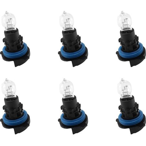 Lot de 6 ampoules de feux de jour avant avec culot 6216F6 89072904 PH24W pour Peugeot 3008 5008 Citroën C5 12V 24W() (1/2)