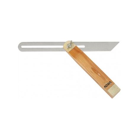 FALSA ESCUADRA. BASE DE MADERA CON DURALUMINIO 300MM - ACHA