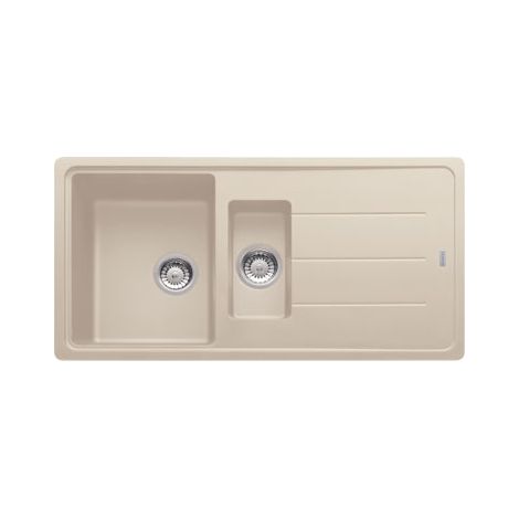Lavello 1 vasca e mezza Franke BFG651SA con gocciolatoio reversibile 97x50 cm. sahara (1/2)