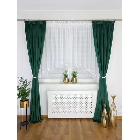 Tenda con elegante pizzo guipure da 15 cm (1/5)