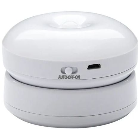 Lumière de capteur LED Veilleuse LED Capteur de mouvement Rotation à 360 degrés Avec ruban adhésif double face Convient pour armoire (lumière chaude) (1/5)