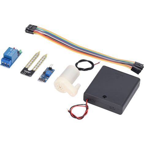 Kit Arrosage Automatique Électronique DIY, Capteur d'Humidité du Sol, Pompe à Eau, Système d'Irrigation Intelligent pour Plantes (1/5)