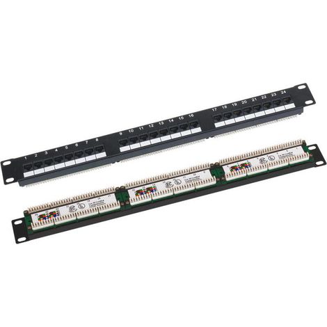 Patch panel a-lan pk-u5-1 (1u, 19 , cat.5e, utp, 24xrj-45)