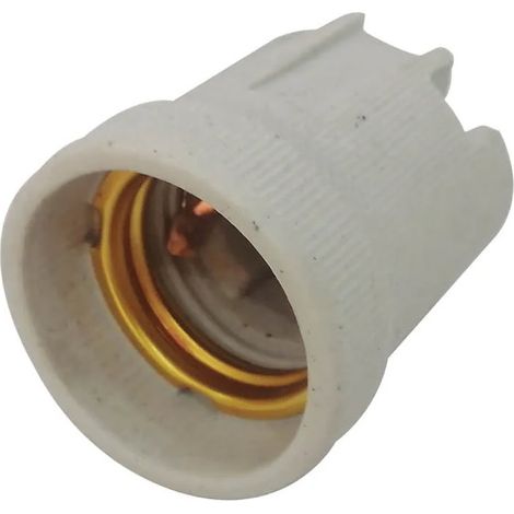 Verstärkte Keramik-Lampenfassung E27 Weiß