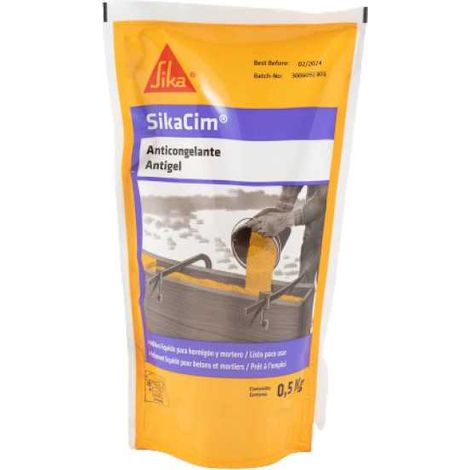 Anticongelante Líquido SikaCem Acelerador de Hormigón de Clima Frío SikaCem - 500 g