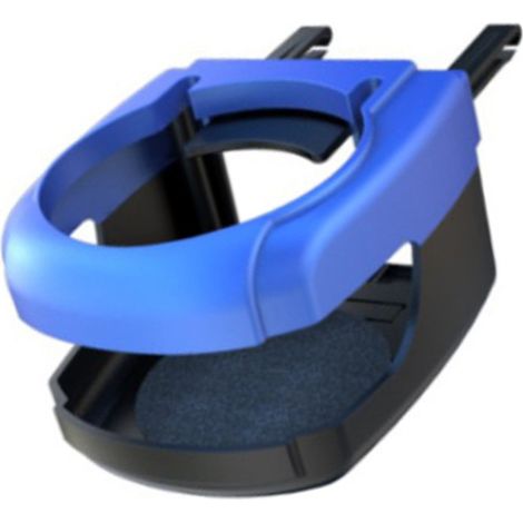 Porte-gobelet pour grille d'aération de voiture, coussinet en mousse souple, écologique, support sécurisé pour boisson, bleu (1/5)