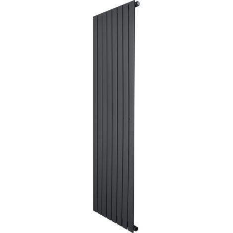 Radiatore Verticale Design Piatto Colonna Singola Antracite 1600x560 mm