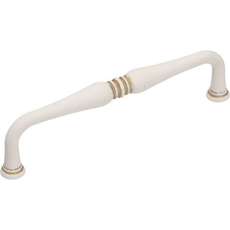 Mango UR55, blanco con abrasión dorada, 128 mm (1/3)