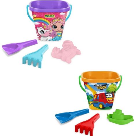 Set da sabbia da 4 pezzi, mix