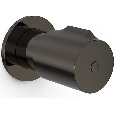 LLAVE DE PASO EMPOTRADA CONEXIÓN A ROSCA HEMBRA 3/4  NEGRO