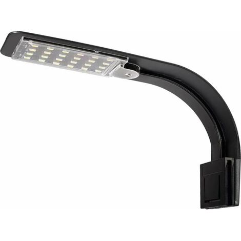 Lampe LED à pince pour aquarium, nano-lampe à pince blanche et bleue, pour plantes et poissons de 23 à 50 cm. (1/5)