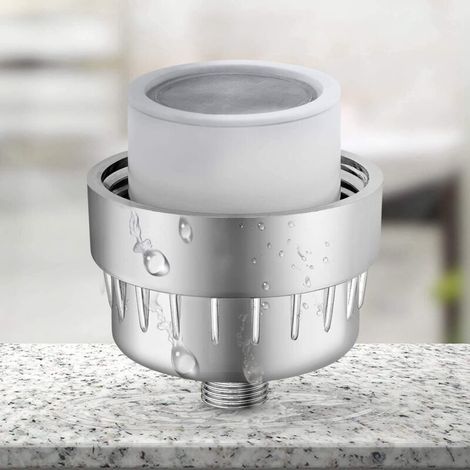 Cartouches Filtrantes Universelles pour Douche à 15 éTages (Paquet de 4) éLimine Le Chlore, Les Micro-Organismes et l\'eau Dure - Remplacement (1/3)